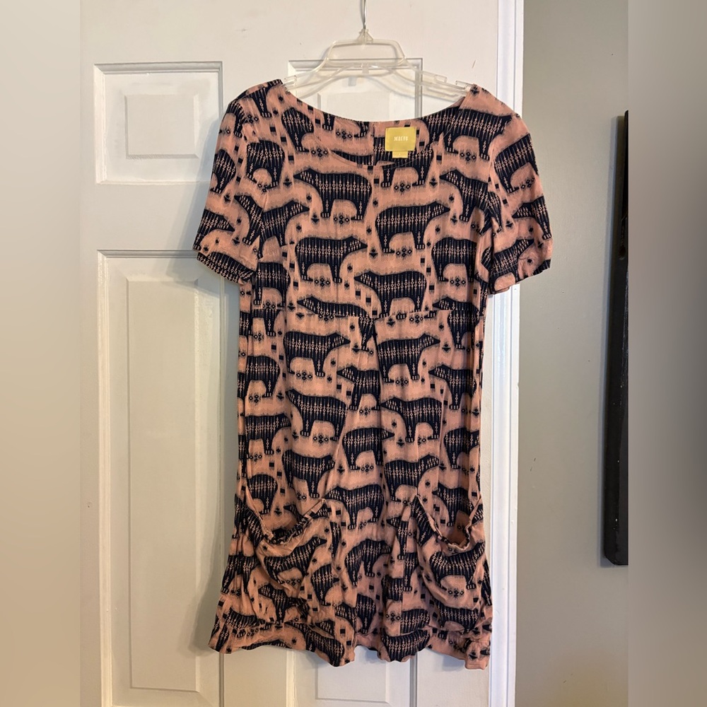 Maeve pink and blue bear dress